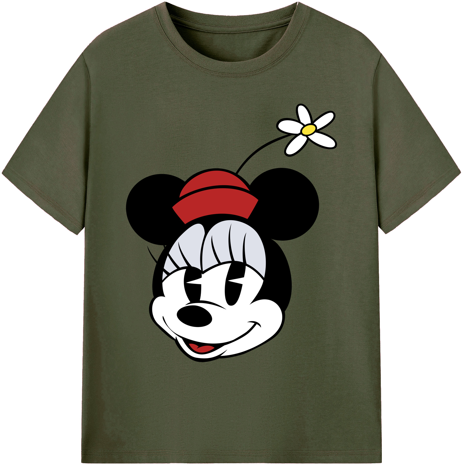 ミッキーマウス Mickey Mouse 綿100％ メンズ半袖Tシャツ｜肌触りやわらか＆通気性